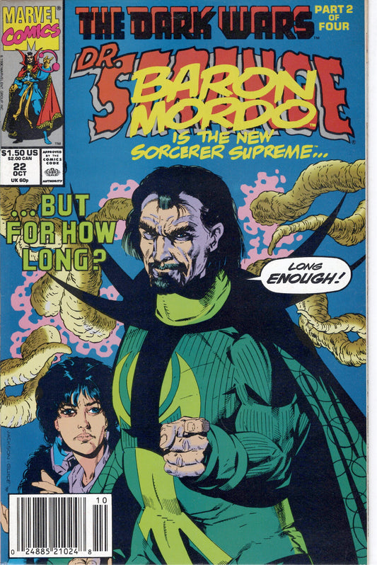 Doctor Strange: Sorcerer Supreme #22 (VF-NM), Comic Book, Back Issue, buy comic books online, online comic book store canada, sell comic books, online, comic websites, comic store,  vintige comic books, comic book store guelph, comic book store, comic book store near me, Long Box Silver's Comics 