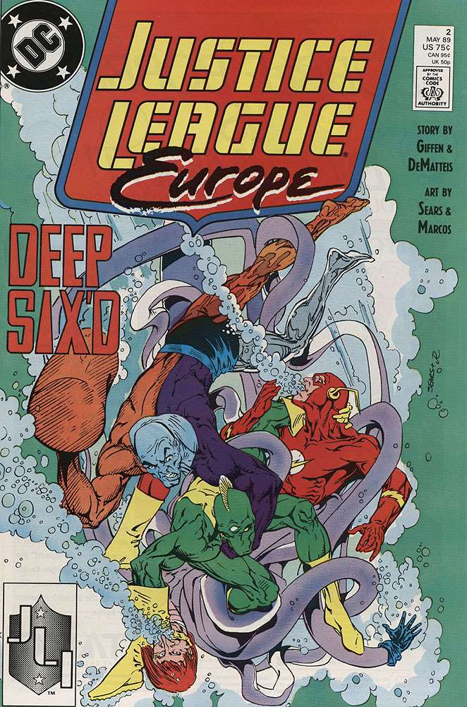 Justice League Europe #2Justice League Europe, DC Comics, Comic Book, Back Issue, buy comics online, comic book store guelph, online comic book store, local comic shop, Long Box Silver's Comics