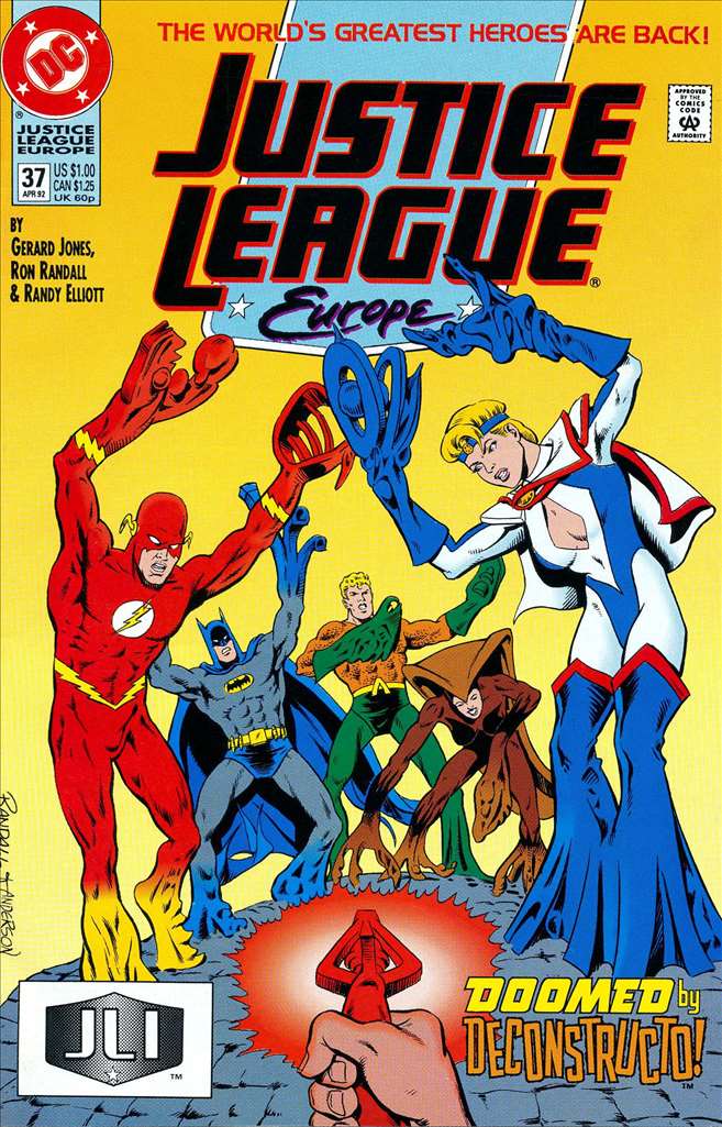 Justice League Europe #37Justice League Europe, DC Comics, Comic Book, Back Issue, buy comics online, comic book store guelph, online comic book store, local comic shop, Long Box Silver's Comics