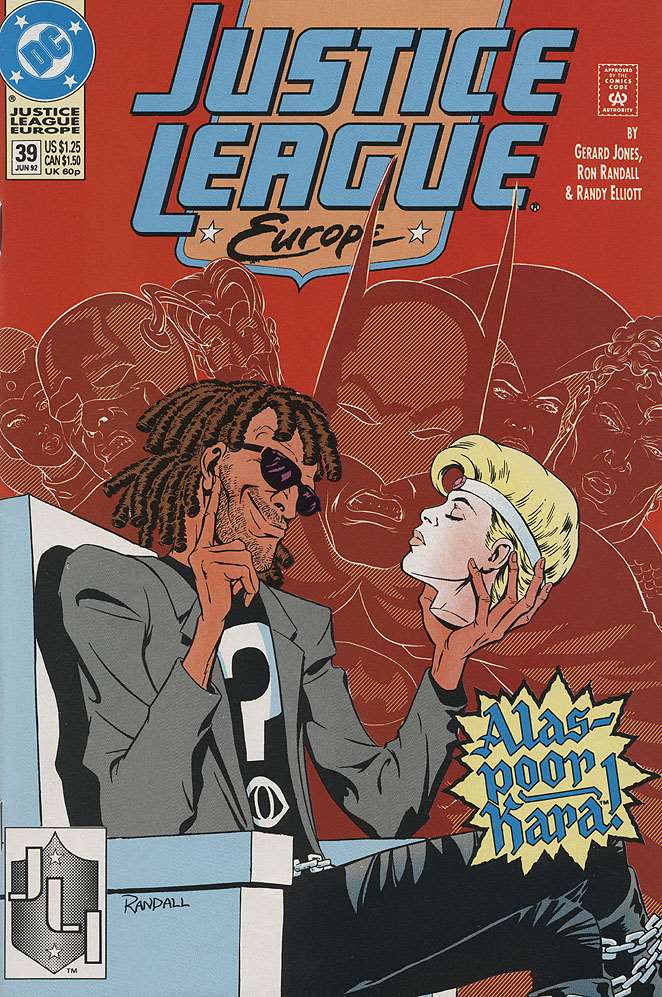 Justice League Europe #39Justice League Europe, DC Comics, Comic Book, Back Issue, buy comics online, comic book store guelph, online comic book store, local comic shop, Long Box Silver's Comics