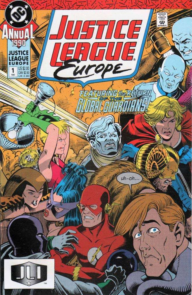 Justice League Europe #Anl 1Justice League Europe, DC Comics, Comic Book, Back Issue, buy comics online, comic book store guelph, online comic book store, local comic shop, Long Box Silver's Comics