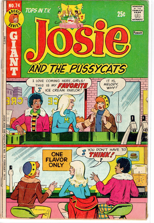 Josie & the Pussycats #74 (F), Comic Book, buy comic books online, online comic book store canada, sell comic books, online, comic websites, comic store,  vintige comic books, comic book store guelph, comic book store,  Long Box Silver's Comics 