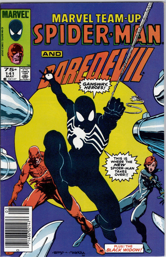 Marvel Team-Up #141 (1st Appearance Black Costume not in ASM)(VF-NM)