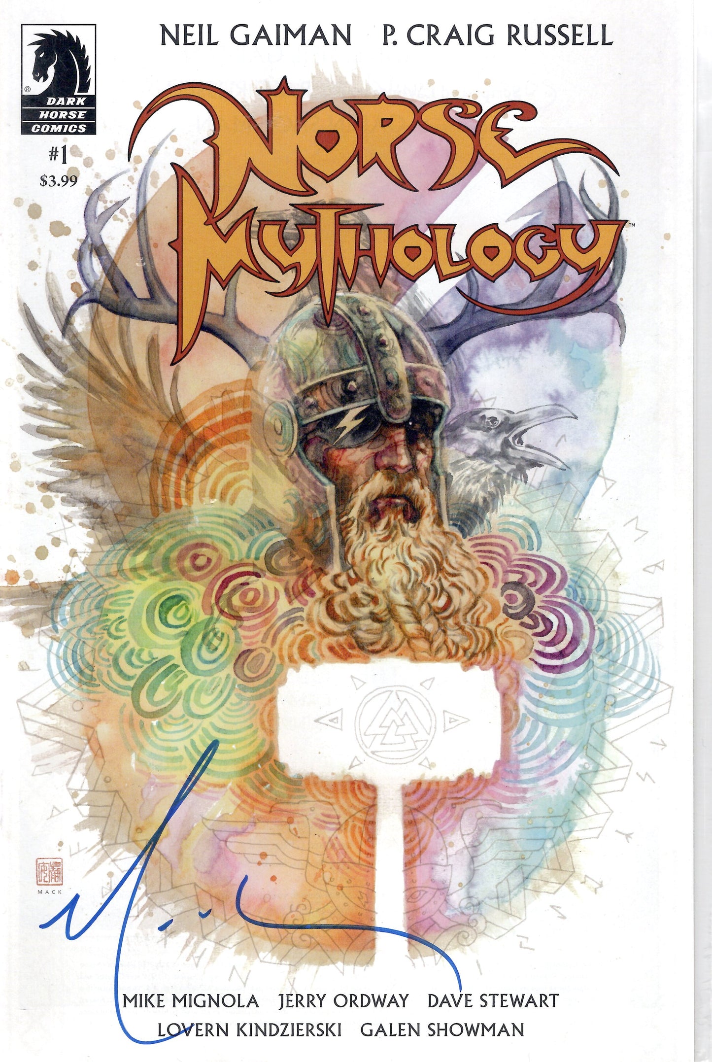 Norse Mythology (Dark Horse) Vol 1 (Full mini-series set) #1-6 Very Fine to Near Mint