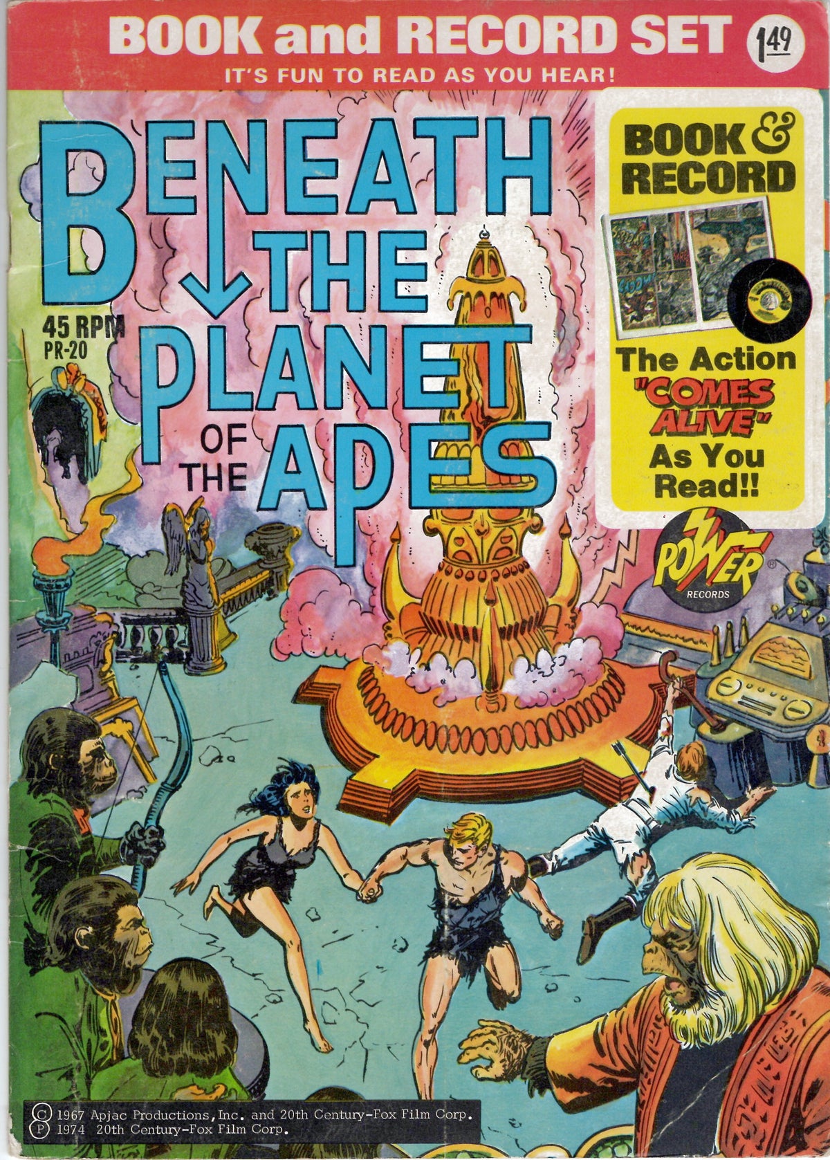 Planet of the Apes Books & Records Set PR18-PR21