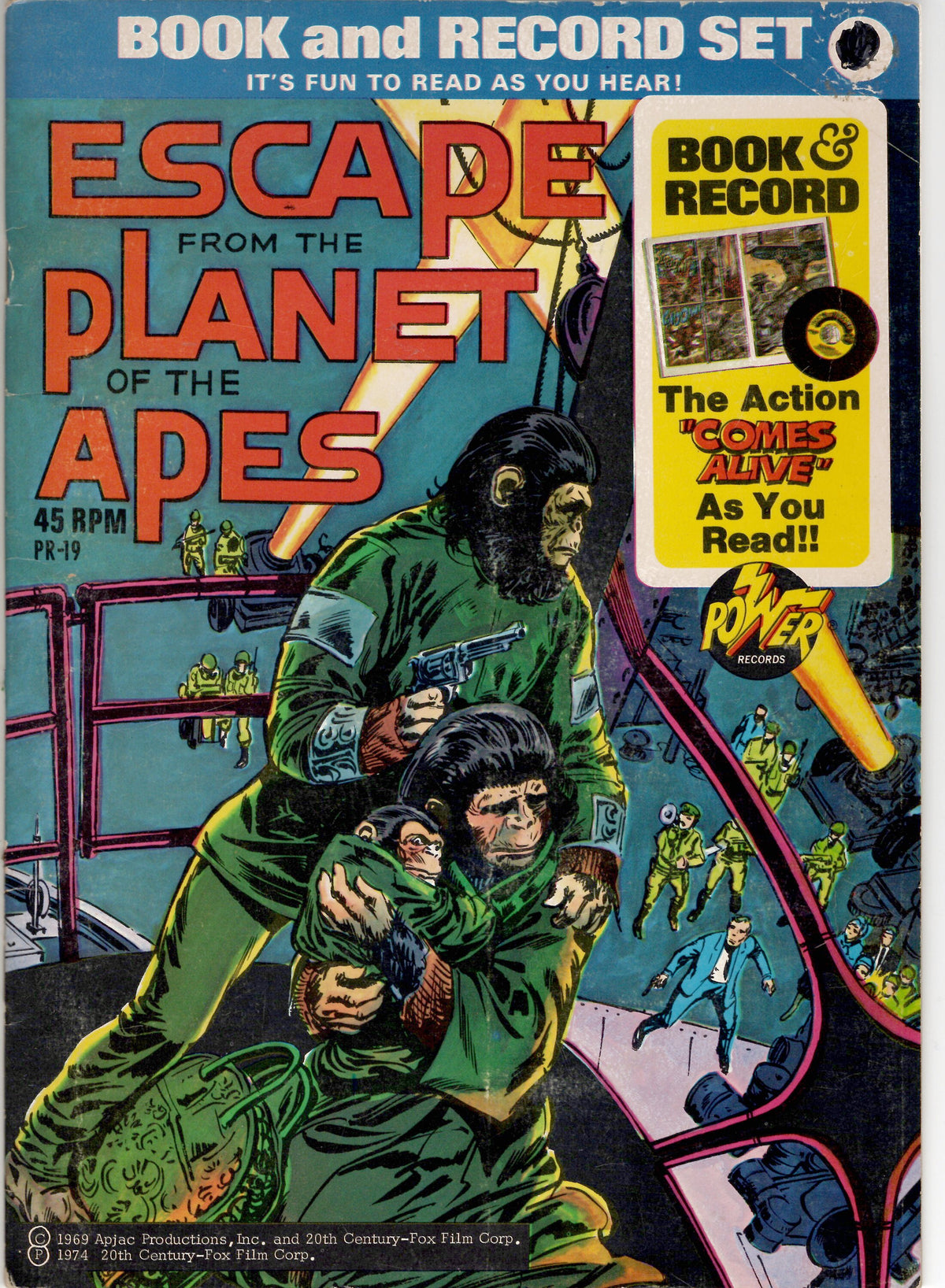 Planet of the Apes Books & Records Set PR18-PR21