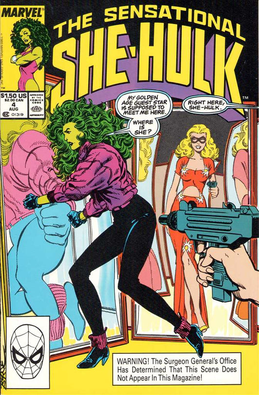 The Sensational She-Hulk #4The Sensational She-Hulk, Marvel Comics, Comic Book, Back Issue, buy comics online, comic book store guelph, online comic book store, local comic shop, Long Box Silver's Comics