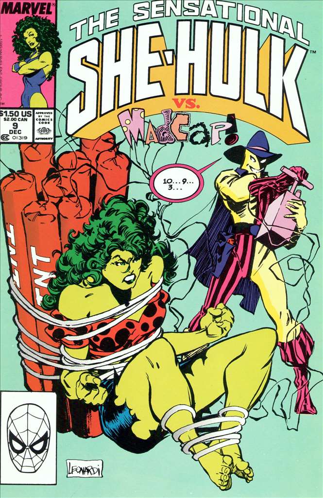 The Sensational She-Hulk #9The Sensational She-Hulk, Marvel Comics, Comic Book, Back Issue, buy comics online, comic book store guelph, online comic book store, local comic shop, Long Box Silver's Comics