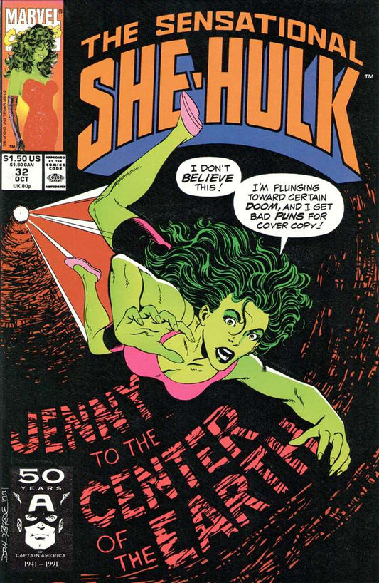 The Sensational She-Hulk #32The Sensational She-Hulk, Marvel Comics, Comic Book, Back Issue, buy comics online, comic book store guelph, online comic book store, local comic shop, Long Box Silver's Comics