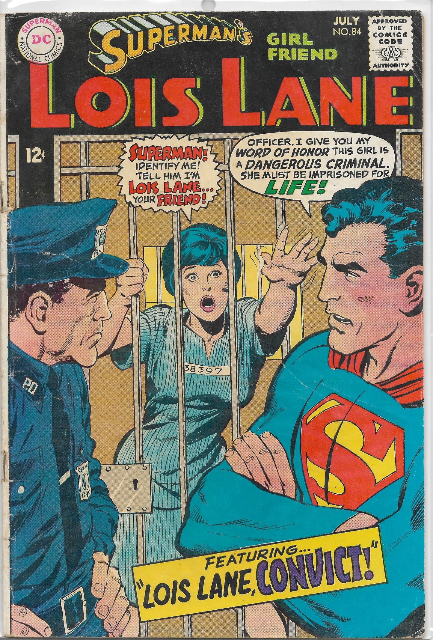 Superman's Girl Friend Lois Lane #84, DC Comics, Comic Book, Back Issue, buy comics online, comic book store guelph, online comic book store, local comic shop, Long Box Silver's Comics