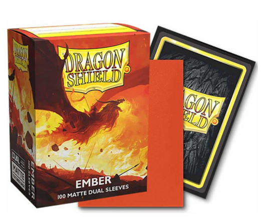 Dragon Shield DUAL Ember Alaric Revolution Kindlerh (Orange) 100ct Sleeves (Matte)