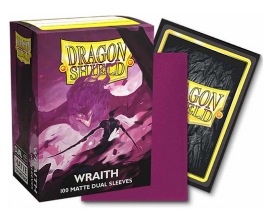Dragon Shield DUAL Wraith Alaric Chaos Wraith (Purple) 100ct Sleeves