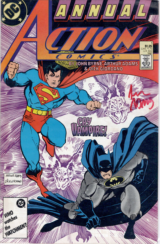 Action Comics (Signed by Art Adams) #Anl 1 (VF-NM), Comic Book, buy comic books online, online comic book store canada, sell comic books, online, comic websites, comic store,  vintige comic books, comic book store guelph, comic book store,  Long Box Silver's Comics 