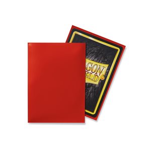 Dragon Shield: Standard 100ct Sleeves - Crimson
