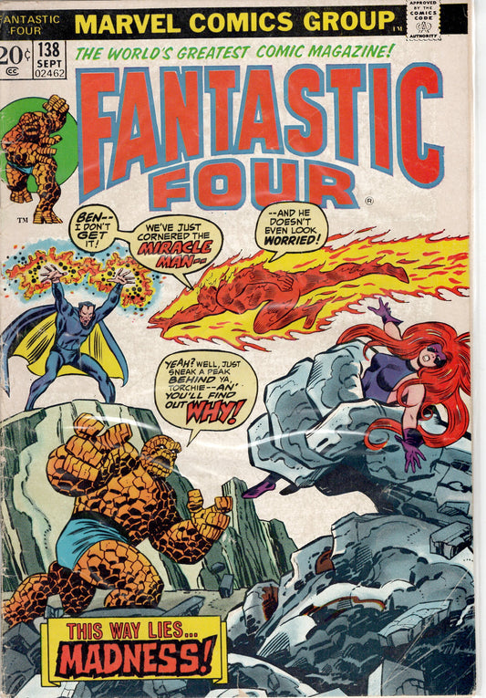 Fantastic Four (Vol. 1) #138 Very Good, Comic Book, buy comic books online, online comic book store canada, sell comic books, online, comic websites, comic store,  vintige comic books, comic book store guelph, comic book store,  Long Box Silver's Comics 