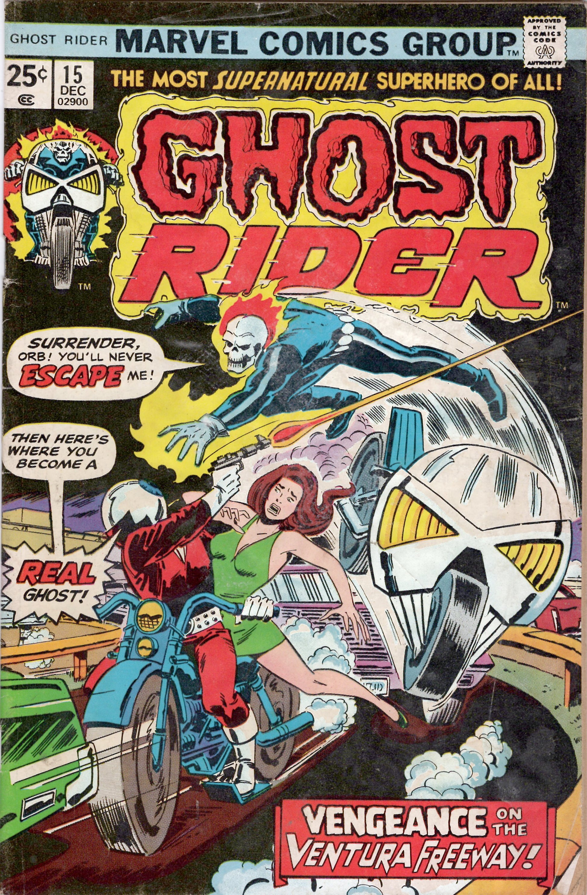 Ghost Rider (Vol. 1) #15 (VG), Comic Book, buy comic books online, online comic book store canada, sell comic books, online, comic websites, comic store,  vintige comic books, comic book store guelph, comic book store,  Long Box Silver's Comics 