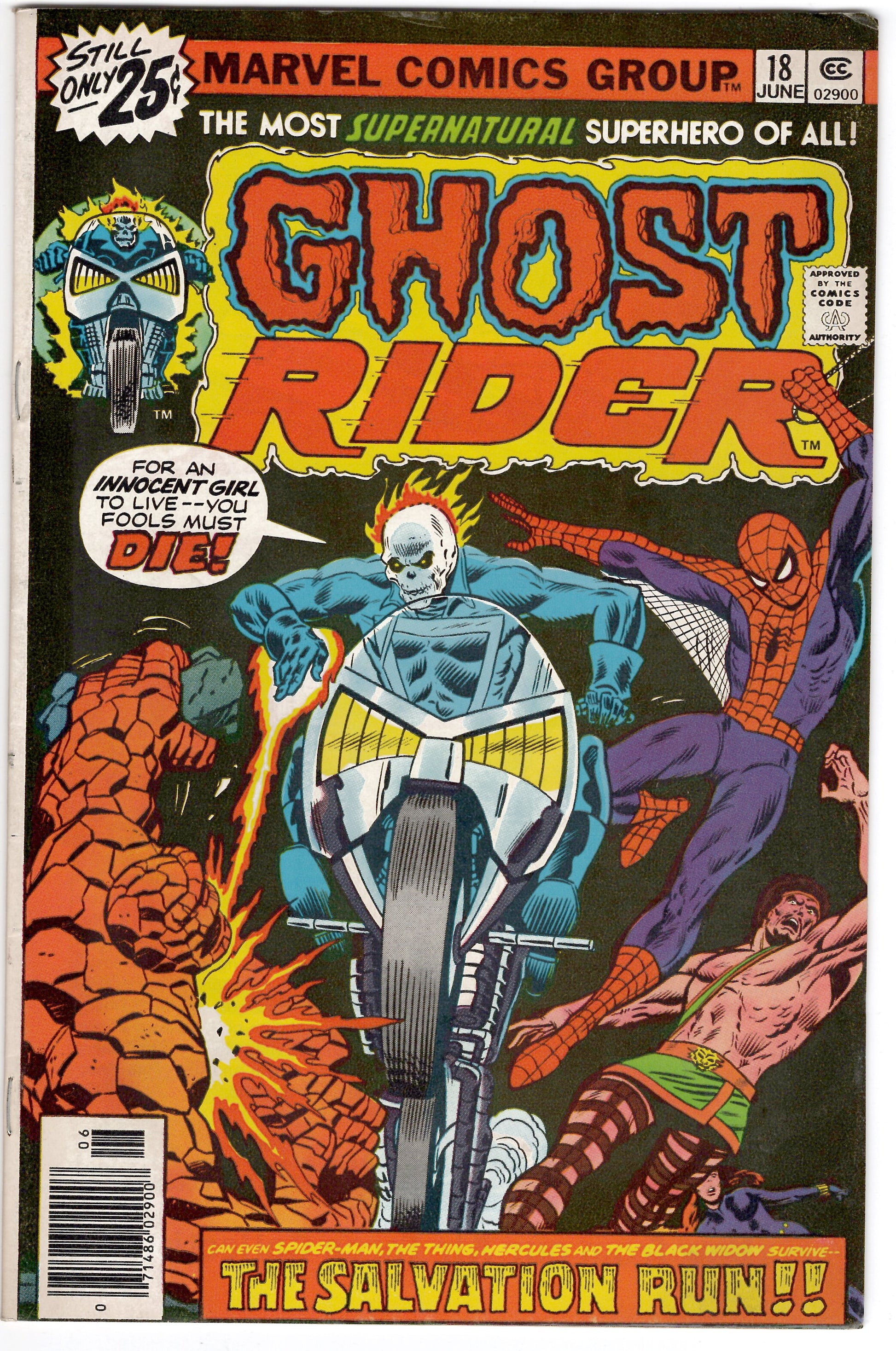 Ghost Rider (Vol. 1) #18 (VF), Comic Book, buy comic books online, online comic book store canada, sell comic books, online, comic websites, comic store,  vintige comic books, comic book store guelph, comic book store,  Long Box Silver's Comics 