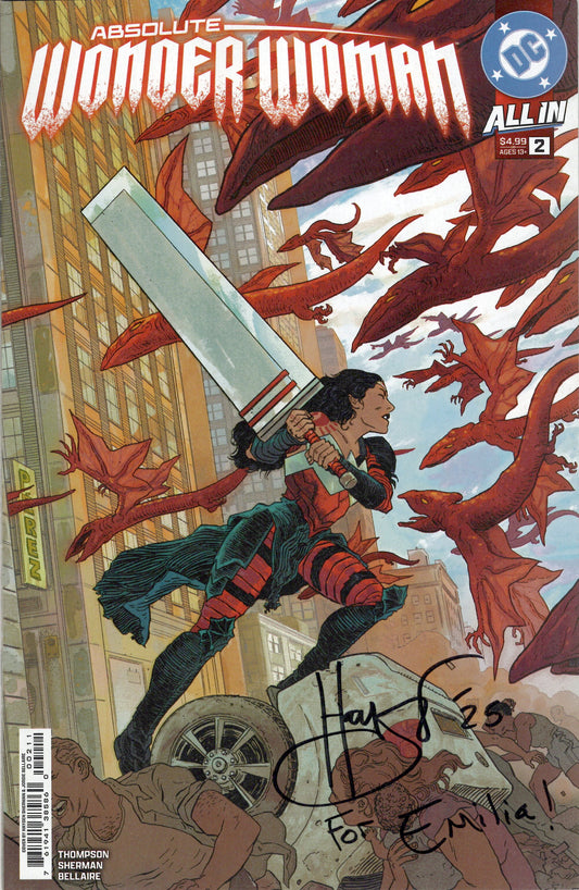 Absolute Wonder Woman #2/A (VF-NM) Signed by Hayden Sherman