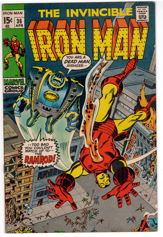 Iron Man (1st Series) #36 (VF) 1st Appearance of Ramrod