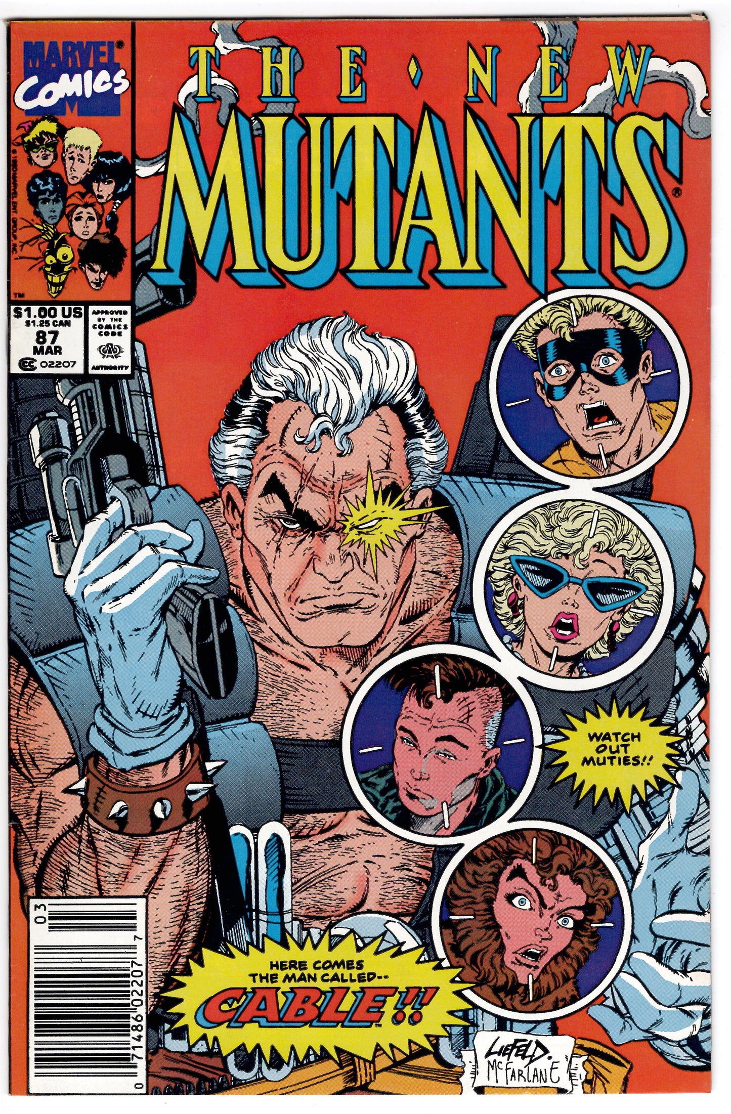 New Mutants, The #87/NS  (NM) 1st Appearance of Cable and Stryfe