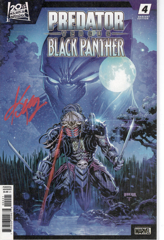 Predator vs. Black Panther (Signed by Ken Lashley) #1/F Near Mint, Comic Book, buy comic books online, online comic book store canada, sell comic books, online, comic websites, comic store,  vintige comic books, comic book store guelph, comic book store,  Long Box Silver's Comics 