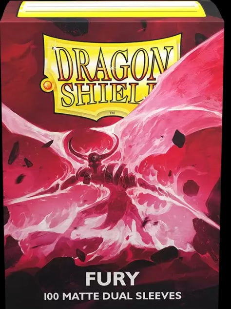 Dragon Shield FURY Matte Dual Card Sleeves – 100ct
