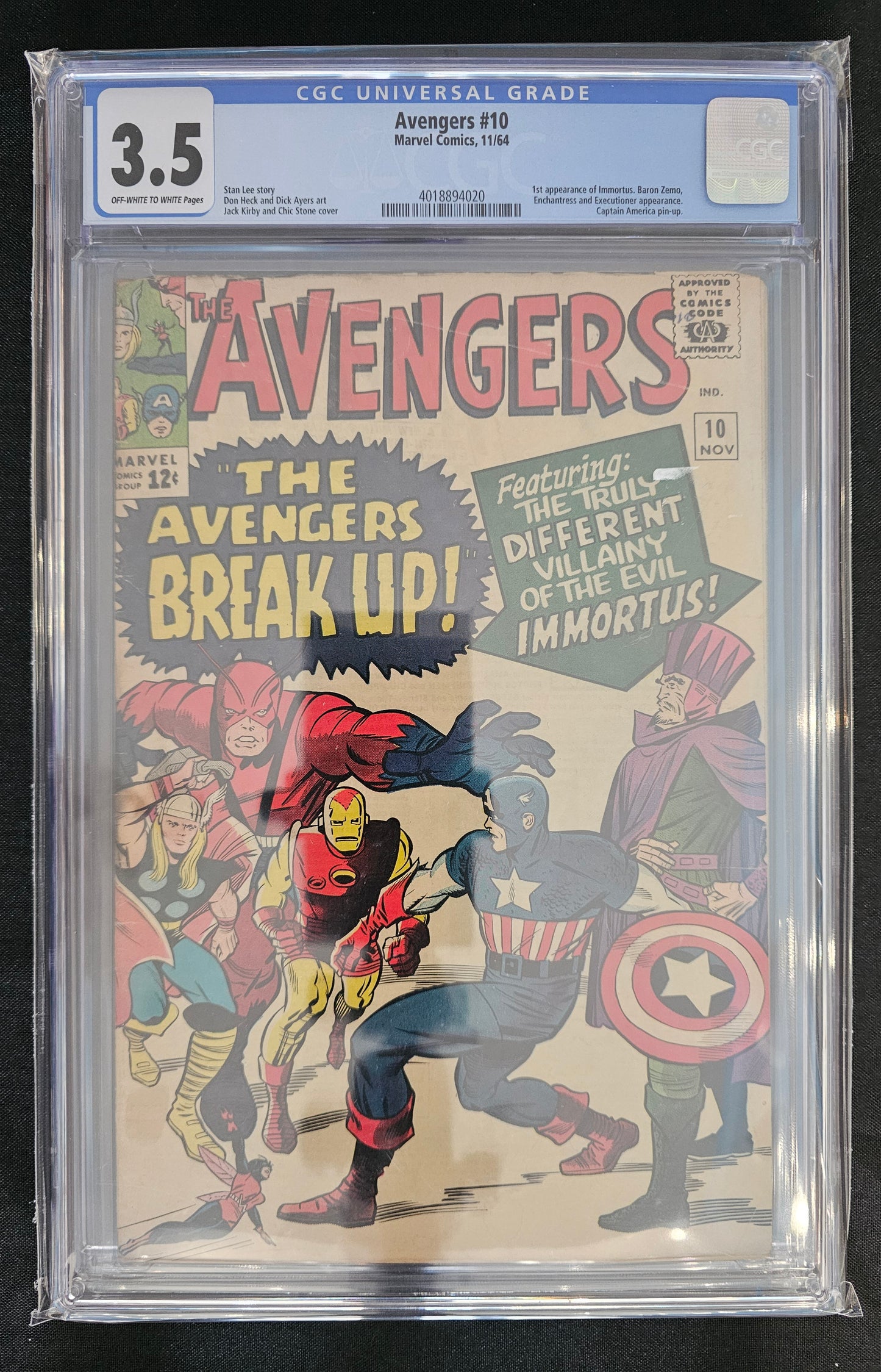 Avengers, The #10 CGC 3.5