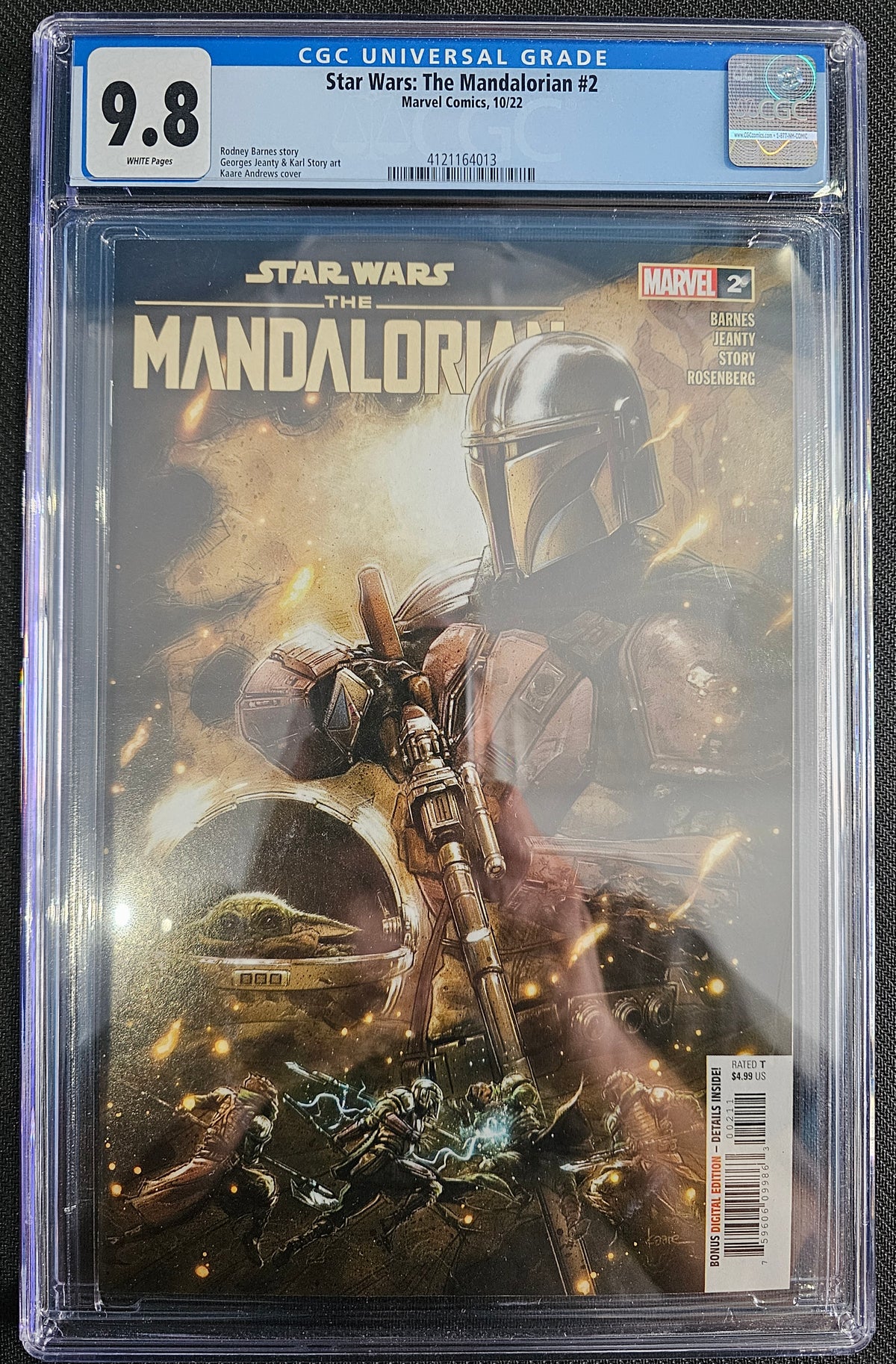 Star Wars: The Mandalorian 1st Full Appearance of Grogu #2 CGC 9.8