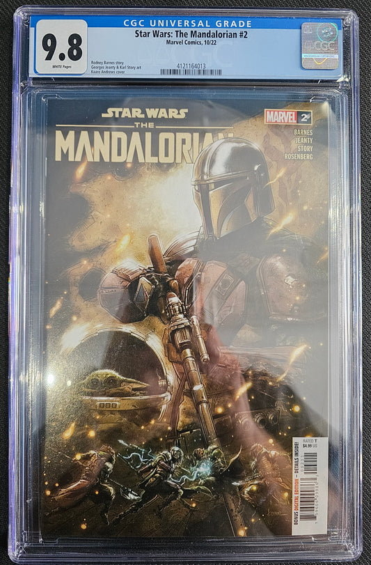 Star Wars: The Mandalorian 1st Full Appearance of Grogu #2 CGC 9.8
