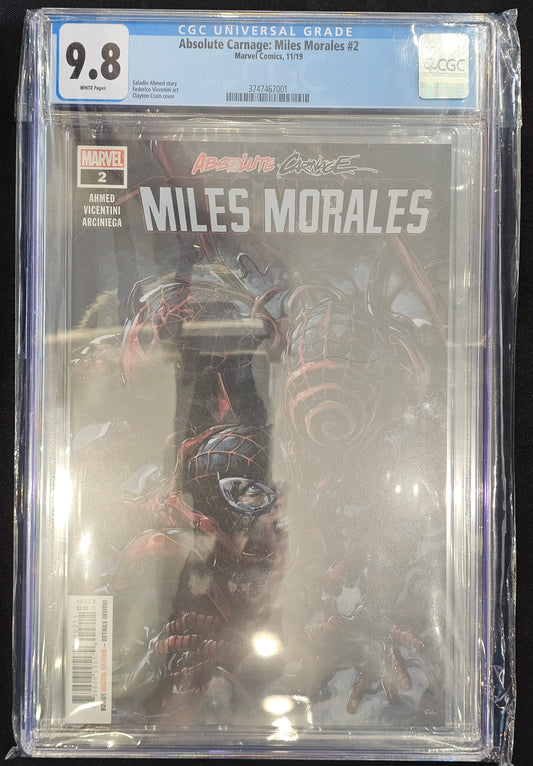 Absolute Carnage: Miles Morales #2 CGC 9.8