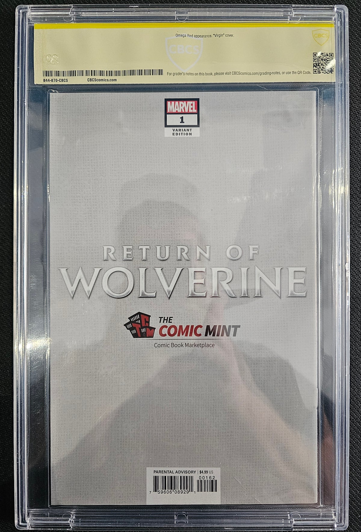 Return of Wolverine The Comic Mint Virgin In-Hyuk Lee Cover #1/V59 CBCS 9.8 Signature Series