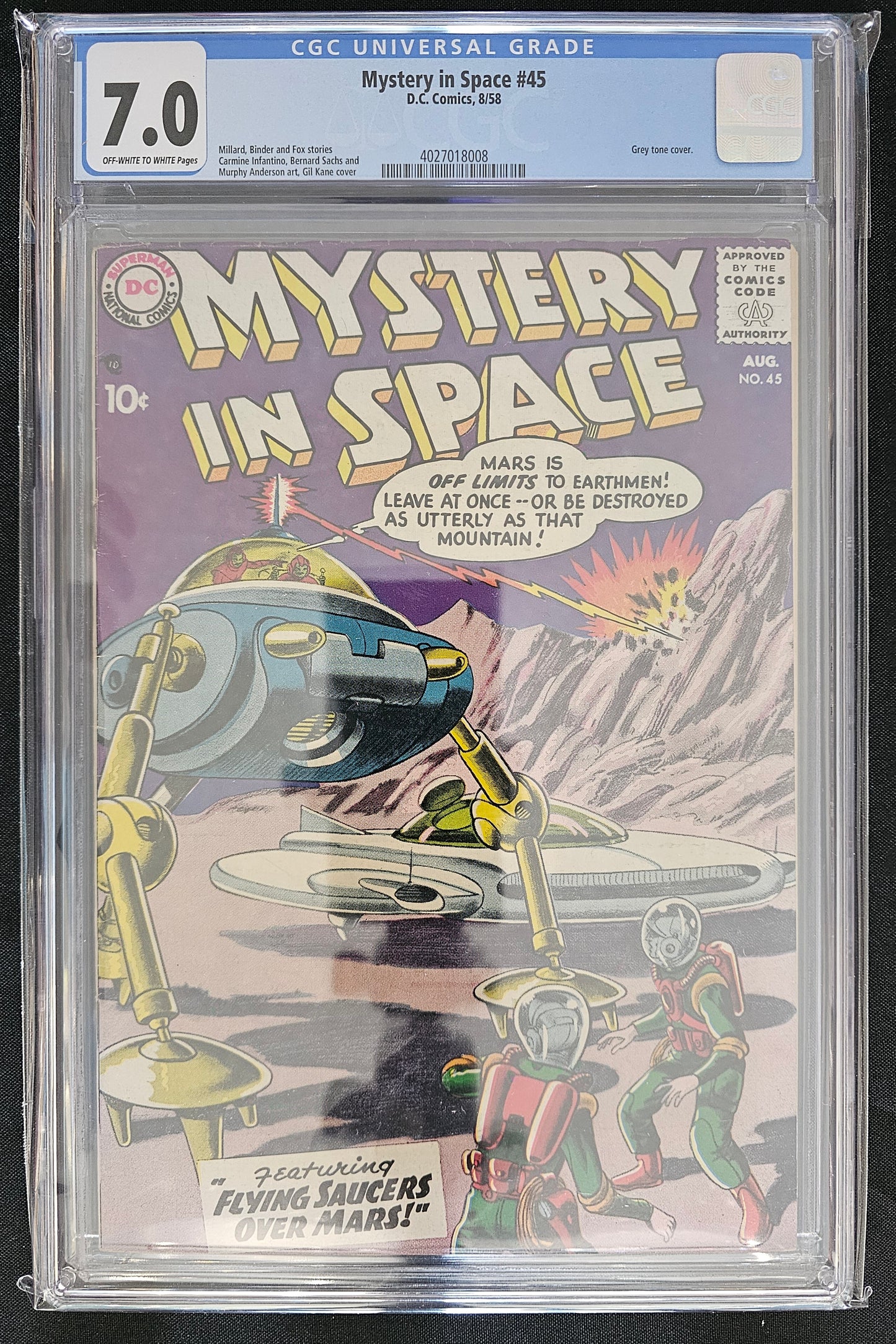 Mystery in Space #45 CGC 7.0