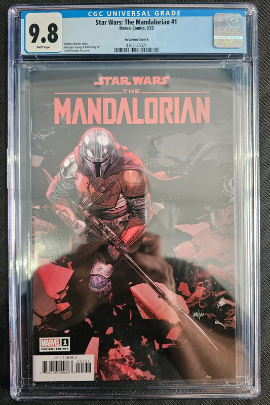 Star Wars: The Mandalorian 1:50 Cover B by Leinil Francis Yu #1/B CGC 9.8