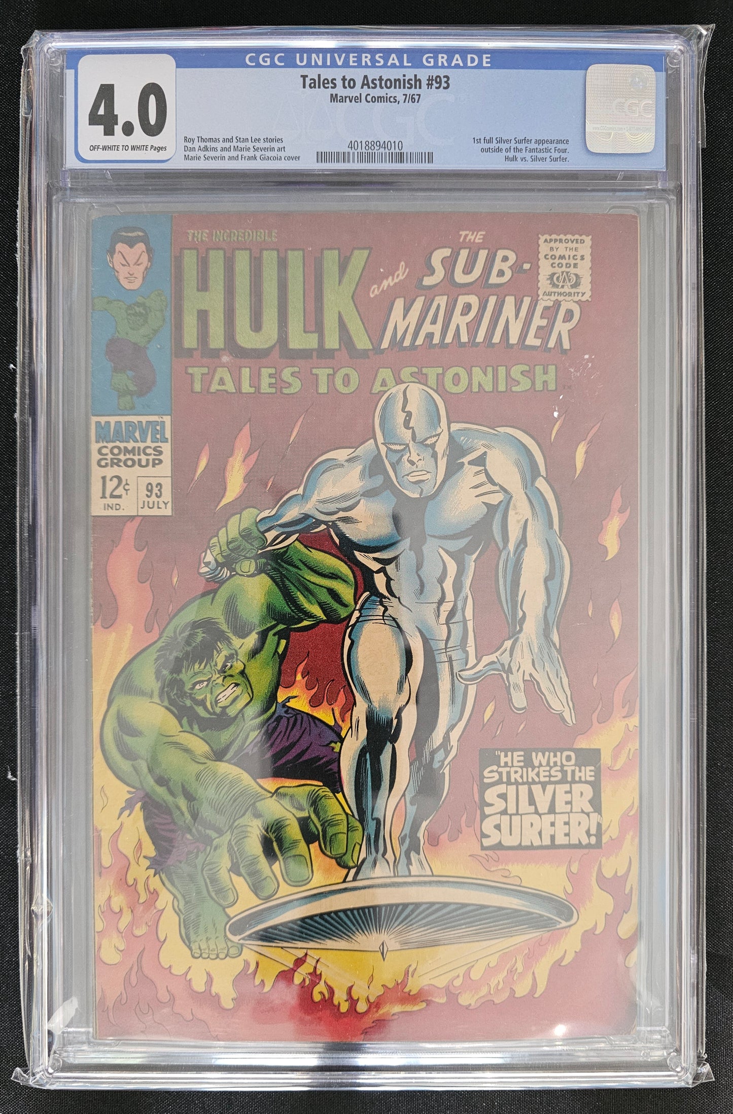 Tales to Astonish (Vol. 1) #93 CGC 4.0