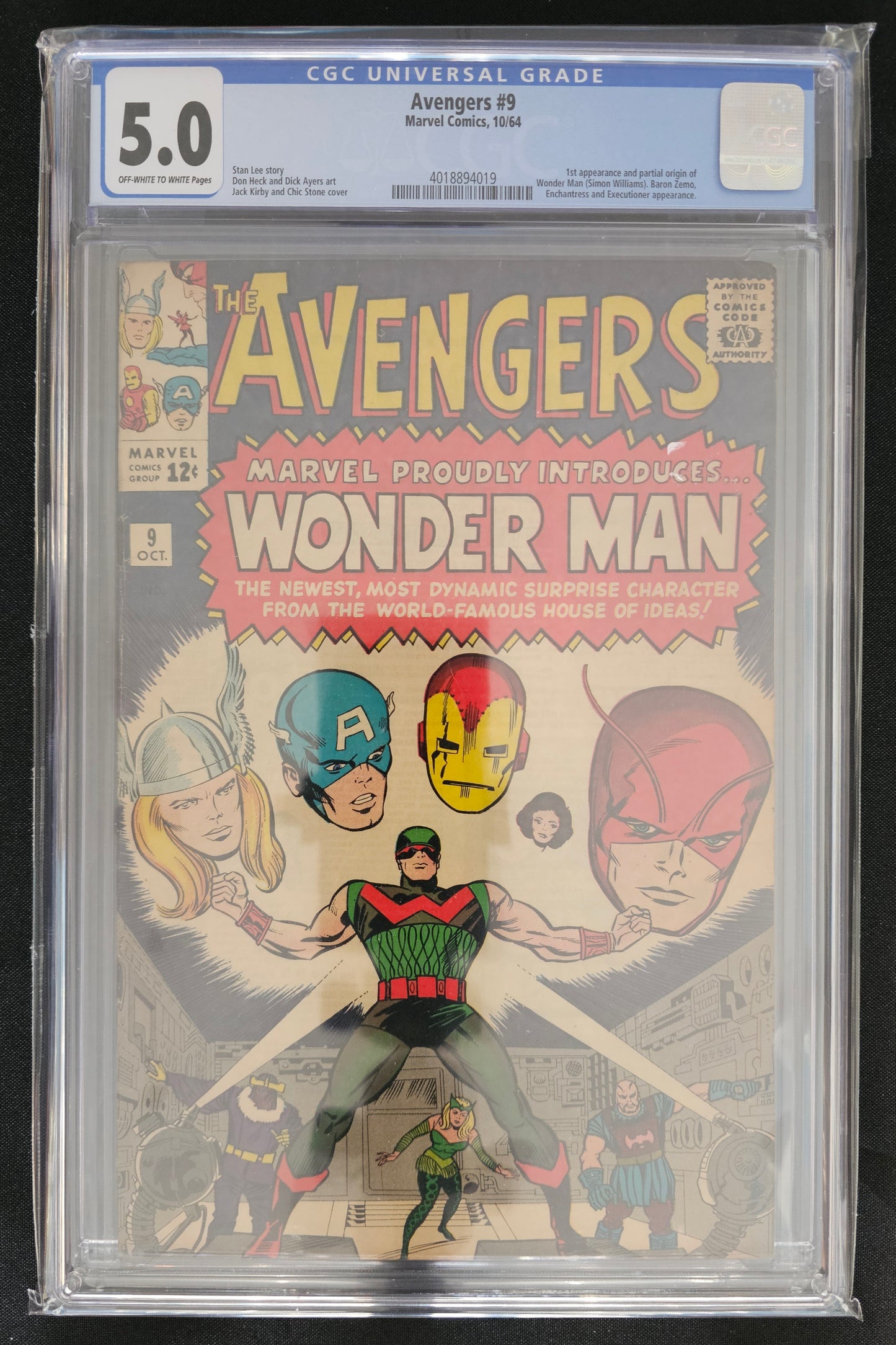 Avengers, The #9 CGC 5.0