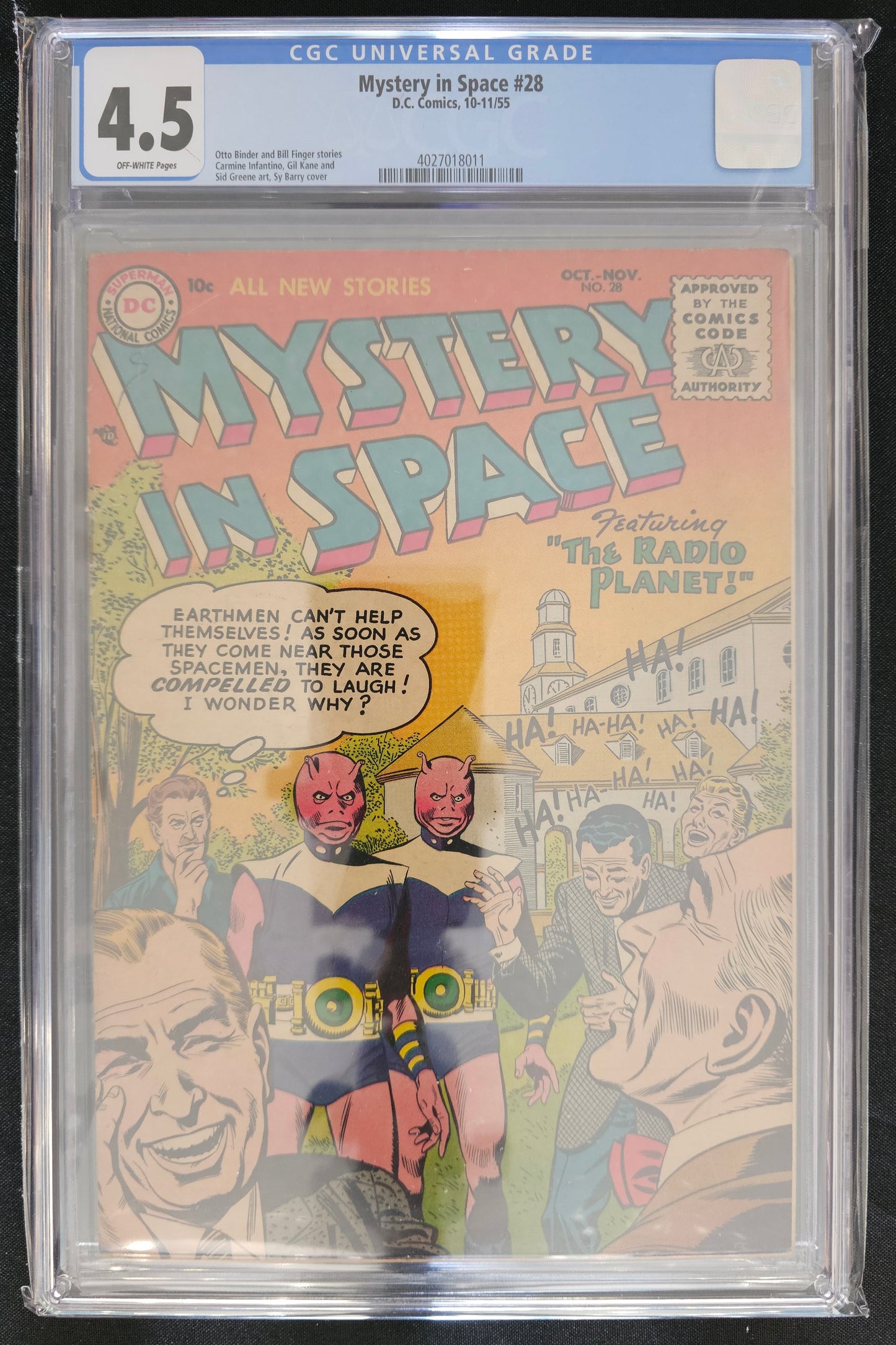 Mystery in Space #28 CGC 4.5