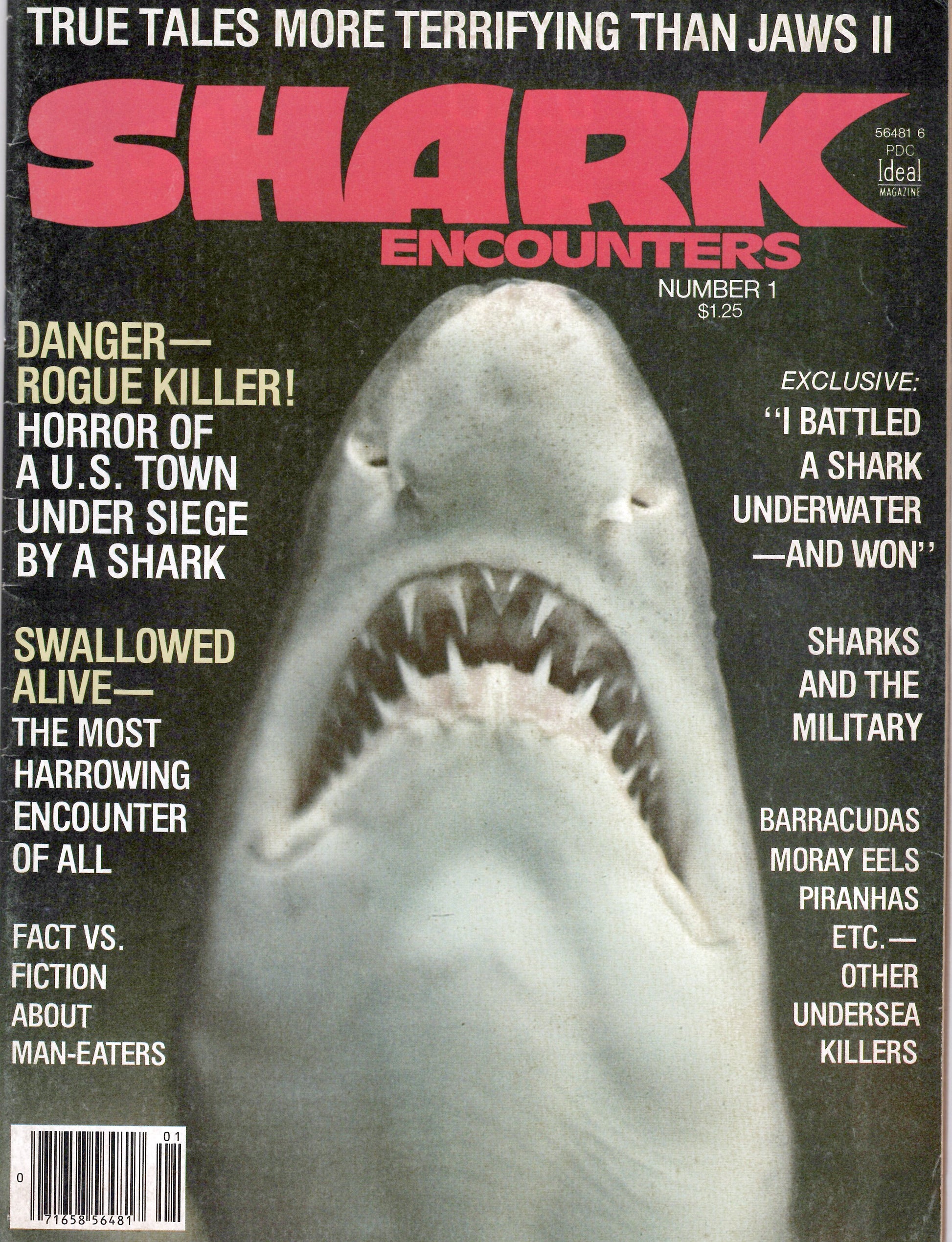 Shark Encounters Magazine #1 (VF), Comic Book, buy comic books online, online comic book store canada, sell comic books, online, comic websites, comic store,  vintige comic books, comic book store guelph, comic book store,  Long Box Silver's Comics 