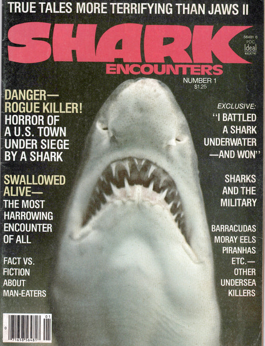 Shark Encounters Magazine #1 (VF), Comic Book, buy comic books online, online comic book store canada, sell comic books, online, comic websites, comic store,  vintige comic books, comic book store guelph, comic book store,  Long Box Silver's Comics 