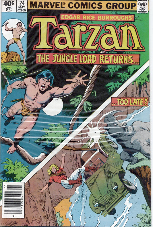 Tarzan (Marvel) #24/NS (VF-NM), Comic Book, buy comic books online, online comic book store canada, sell comic books, online, comic websites, comic store,  vintige comic books, comic book store guelph, comic book store,  Long Box Silver's Comics 