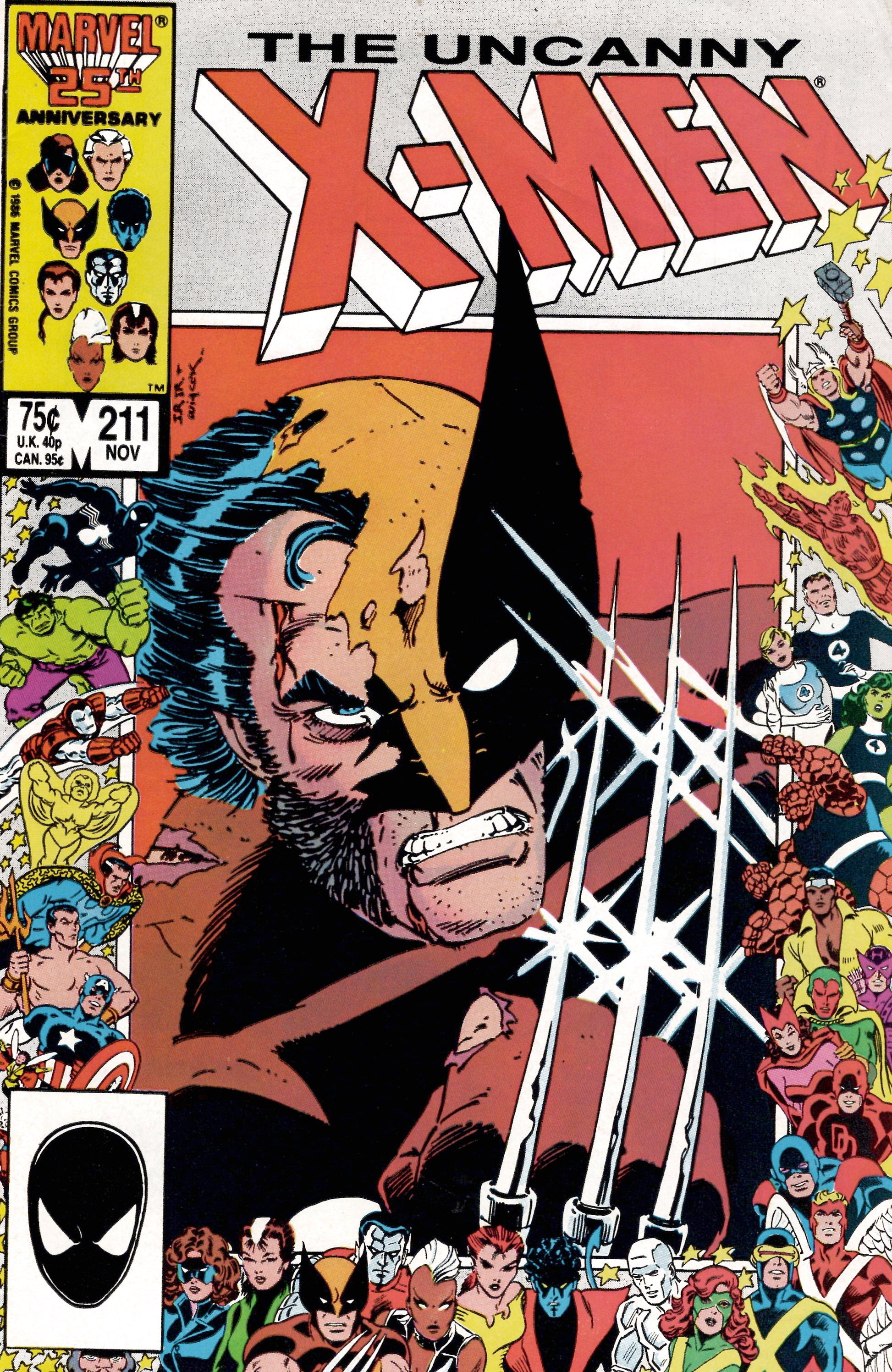 Uncanny X-Men, The #211 (VF), Comic Book, buy comic books online, online comic book store canada, sell comic books, online, comic websites, comic store,  vintige comic books, comic book store guelph, comic book store,  Long Box Silver's Comics 